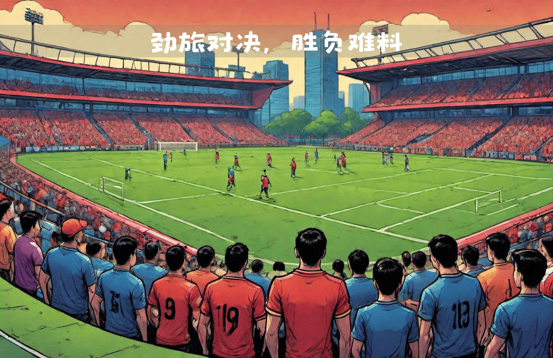 交锋激烈中，最终取得胜利的球队